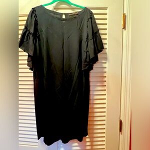 Loft casual dress with draped sleeves